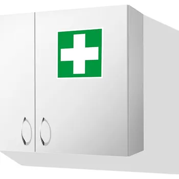 Šatní skříň Nabytekmorava Závěsná lékárnička L8 barva lamina: Bílá 113