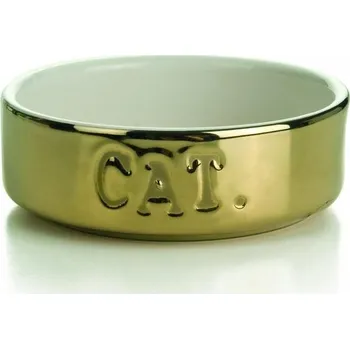 Miska pro psa Beeztees Miska pro kočky GOLD 11,5x4cm