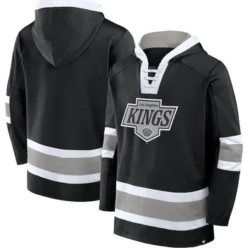 Pánská mikina Fanatics Pánská mikina Los Angeles Kings NHL Mens Laced Hockey Hoodie Velikost: M