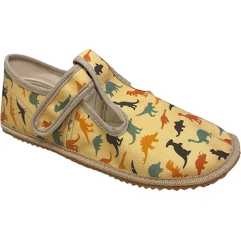 Chlapecké bačkory Beda barefoot přezůvky Dinosaurs Velikost: EU 34