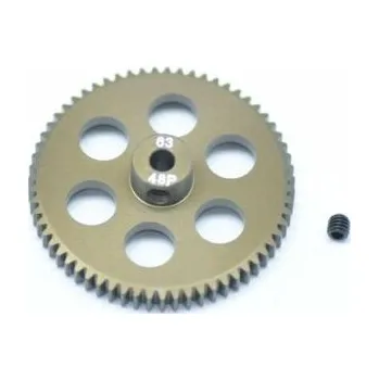 RC model auta Serpent Motor - pinion alu hard 48P / 63T SER120181 - expresní doprava