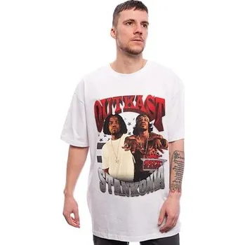 Pánské tričko Triko Mister Tee Outkast Stankonia Oversize Tee White velikost M