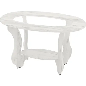 Konferenční stolek VOMAKS Konferenční stolek ZASMIN MDF Barva: dub kraft - bílý