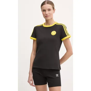 Pánské tričko Tričko adidas Originals X Smiley JD2738 černá 99X, vel. XXS