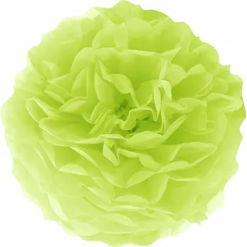 Obraz PartyPal papírová Bambule zelená 35 cm