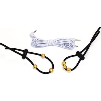 Elektro Sex - gumové stahovací pásky s korálky