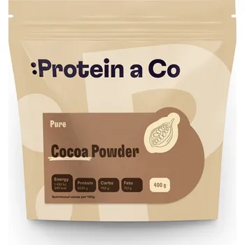 Protein a Co Kakaový prášek 10–12 % tuku Váha: 400 g
