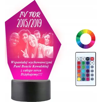 Lampička Plexido vícebarevná Noční lampa