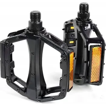 Pedál na kolo Platformové pedály MotoChamp PD1 černé