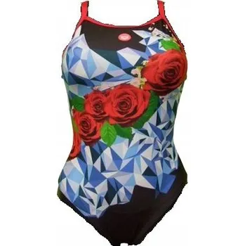 Dámské plavky AM6956 PLAVKY ARENA CRAZY ICED ROSES 36