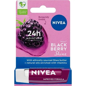 Přípravek na rty Nivea, Ošetrujci rúž Blackberry Shine 4,8 g