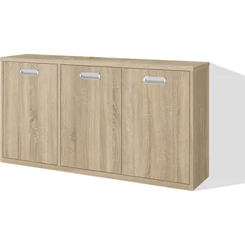 Komoda Nabytekmorava Policová komoda Beta HIT 5 barva lamina: Dub sonoma světlý