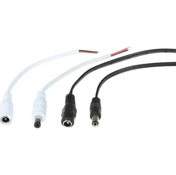 Vývojová deska DC konektor s kabelem 14cm černá-červená (samec) 112201 5,5/2,1mm