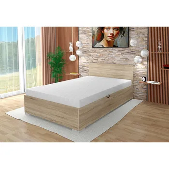 Postel Nabytekmorava Postel s úložným prostorem Kongo 2 140x200 cm barva lamina: Dub sonoma světlý