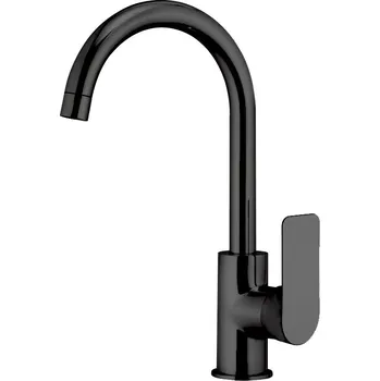 Vodovodní baterie Dřezová stojánková baterie FONTI 7214 - černá matná BAREL7214 + slevový kód, + prodloužená záruka