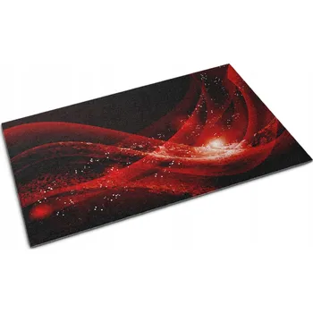 Rohožka Gumová rohožka před dveře – Abstraktní linie, 60x40 cm