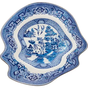 Talíř Dezertní talíř DIESEL CLASSICS ON ACID GLITCHY WILLOW 21 cm, modrá, porcelán, Seletti