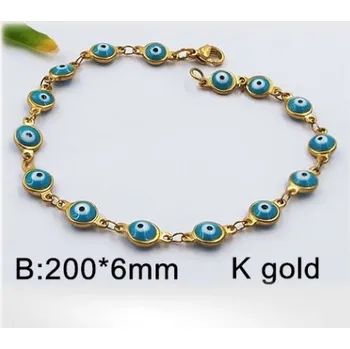 Řetízek Ocelový náramek - 200x6mm - varianta 1