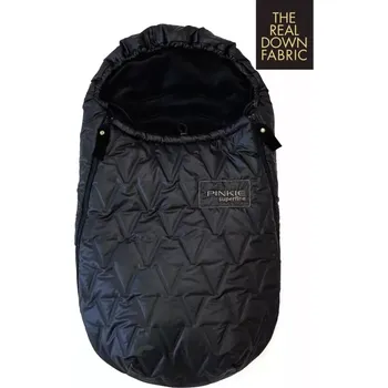 Fusak PINKIE péřový zimní fusak Superfine Vee Black 0-12 měs