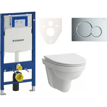 Bidet Cenově zvýhodněný závěsný WC set Geberit do lehkých stěn / předstěnová montáž+ WC Laufen Laufen Pro Nordic SIKOGES3H2