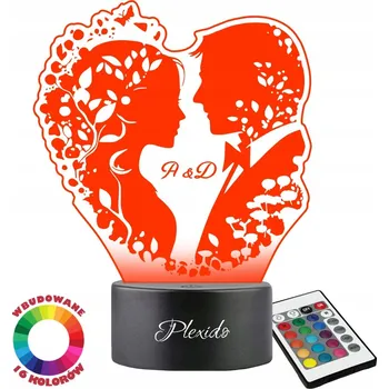 Lampička Noční lampa Plexido vícebarevná