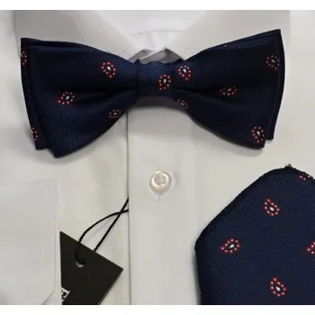 Motýlek Pánský motýlek s kapesníkem M5 - vzor 343