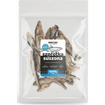 Pamlsek pro psa UNISZKI Sušená šprotka - pamlsek pro psa - 40 g