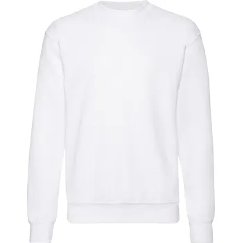 Pánská mikina Fruit of the Loom Pánská mikina Fruit of the Loom Set-in Classic Bílá 4XL