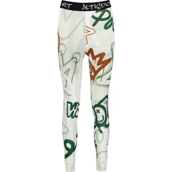 Dámské termo spodky Dámské funkční termo kalhoty premium ALTISPORT VOJ/ALW054TER02 ZELENOHNĚDÁ M