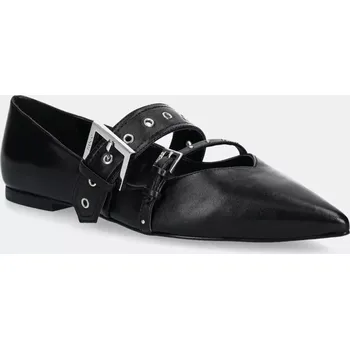 Dámské baleríny Kožené baleríny HUGO Maridia černá barva, 50536400 50536400.001 99X, EUR 36