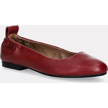 Dámské baleríny Kožené baleríny BOSS Dasy vínová barva, 50536560 50536560.608 83X, EUR 36