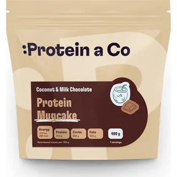 Fitness strava Protein a Co Protein MugCake 490 g Příchuť: Cranberries & Cashew