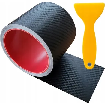 Lepicí páska CARBONOVÁ OCHRANNÁ PÁSKA NA PRAHY 10cm METR STĚRKA