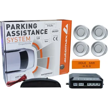 Parkovací asistent Parkovací asistent AUTOMAX stříbrný s displejem