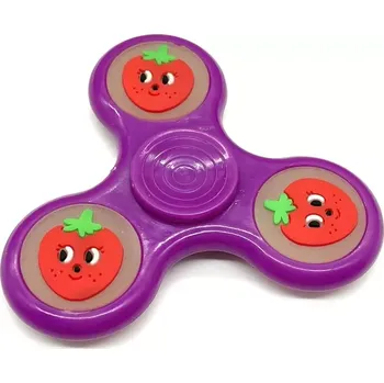 Gadget Antistresový Fidget Spinner fialový, Jahoda