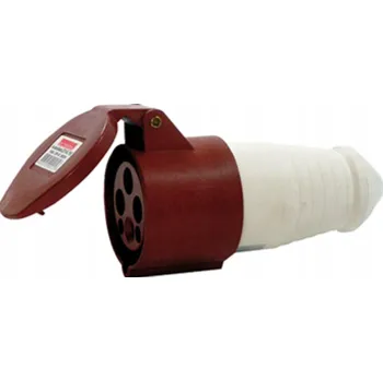 Elektrická zásuvka Přenosná podlahová Elektrická Zásuvka Enext červená