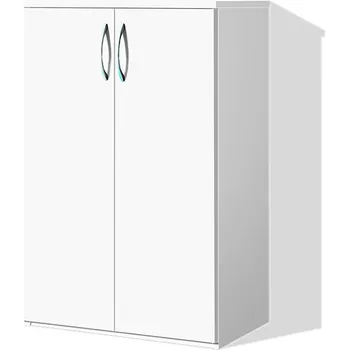 Šatní skříň Nabytekmorava Policová komoda Alfa 122 barva lamina: bílá