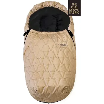 Fusak PINKIE péřový zimní fusak, podélné průstřihy pásů Superfine Vee Sand