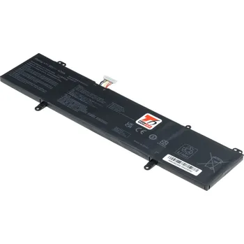 Baterie k notebooku Baterie T6 Power pro Asus VivoBook S14 S410UA, Li-Poly, 11,52 V, 3653 mAh (42 Wh), černá
