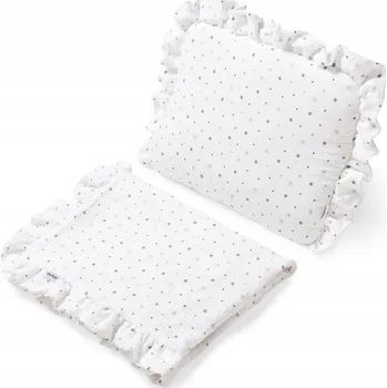 Příslušenství pro přepravu dětí SADA DO KOČÁRKU MUŠELÍNOVÁ DEKA A POLŠTÁŘ BAVLNA