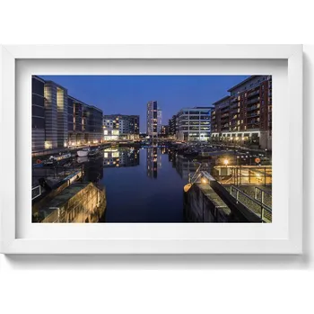 Obraz Dekorativní nástěnný obraz do pokoje Město Leeds v noci 30x20 cm