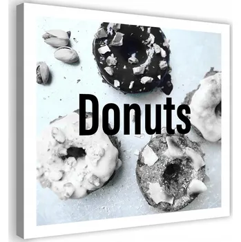 Obraz OBRAZ NA PLÁTNĚ Donuty Koblihy Sušenky 30x30
