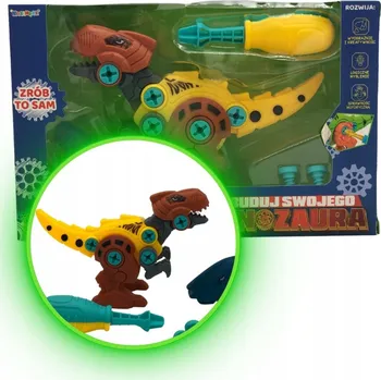 ostatní stavebnice Šroubovací DINOSAURUS Hračka pro Kluky od 3 Let - Skvělá Zábava při Šroubování