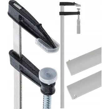 Truhlářská svěrka TRUHLÁŘSKÁ SVĚRKA ZÁMEČNICKÁ 600x80mm SVĚRKA TYPU F ŠROUBOVACÍ