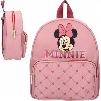 Dětský batoh Batoh do školky s více přihrádkami Minnie Mouse Vadobag pro holčičky růžový