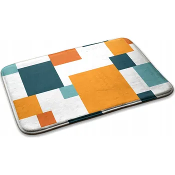 Koberec Měkký Protiskluzový Kobereček Běhoun Podložka pro Děti Barevné čtverce