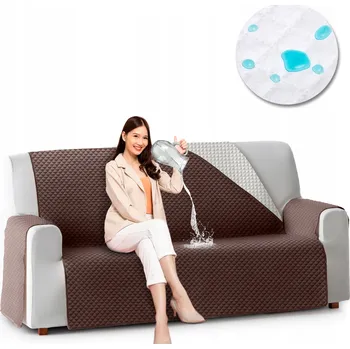 Přehoz na lůžko Potah na pohovku (kanape) Oslo hnědý