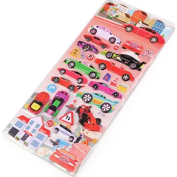 samolepka Samolepky 3D auta Varianta: 2 viz foto, Balení: 1 karta