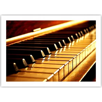 Obraz Plakát bez rámu do obýváku ložnice 70x50 hudba moderní módní obraz