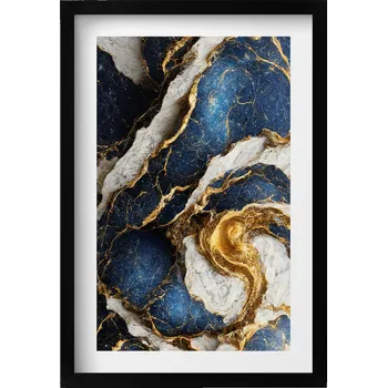 Obraz Dekorativní obraz v rámu do obýváku Glamour abstraktní textura 40x60 cm